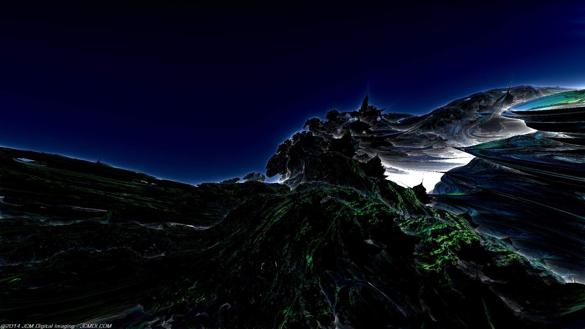 Fractal Asteroid Animation still image (JCMDI.COM)